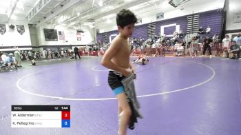 92 lbs Semifinal - Warren Alderman, Stray Dawgs vs Kurt Pellegrino, Shore Thing WC