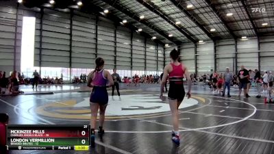 112 lbs Finals (8 Team) - Mckinzee Mills, Charlies Angels Black vs London Vermillion, Braided Brutes