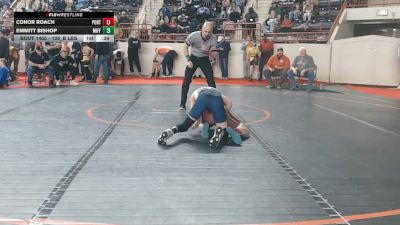 105_B lbs Consi Of 32 #2 - Conor Roach, Port Allegany vs Emmitt Bishop, Mifflin County