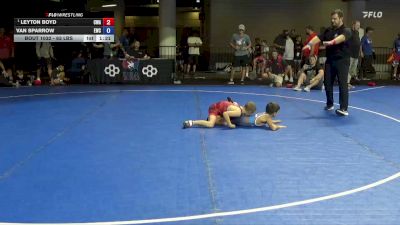 63 lbs Quarters - Leyton Boyd, Contenders Wrestling Academy vs Van Sparrow, Elevate Wrestling Club
