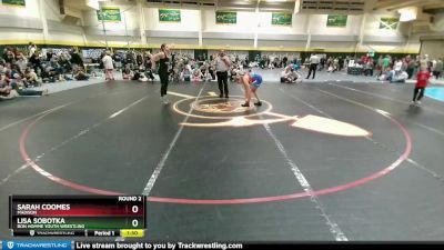 133-149 lbs Round 2 - Sarah Coomes, Madison vs Lisa Sobotka, Bon Homme Youth Wrestling