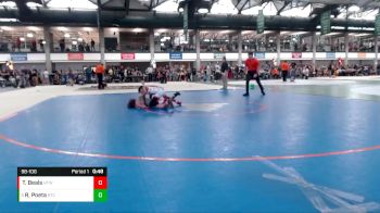 98-106 lbs Semifinal - Rylan Poeta, Relentless Training Center vs Te`Jon Beals, Harvey Twisters WC