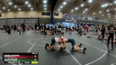 130 lbs Round 3 (4 Team) - Asher Anthony, Richmond WC vs Blake Pellar, Junior Terps Xtreme