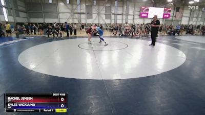 66 lbs Champ. Round 2 - Rachel Jensen, UT vs Kylee Wicklund, WA