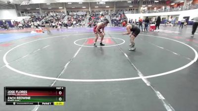 157 lbs Cons. Round 2 - Jose Flores, Central Oklahoma vs Zach Redwine, Baker (Kan.)