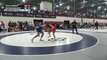 79 kg Quarters - Collin Carrigan, Tar Heel Wrestling Club vs Matthew Singleton, Wolfpack RTC