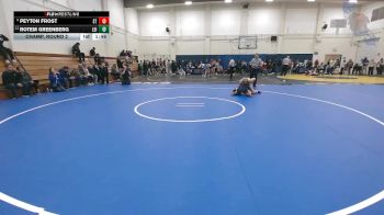 144 lbs Champ. Round 2 - Rotem Greenberg, Leigh vs Peyton Frost, Santa Teresa