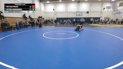 144 lbs Champ. Round 2 - Rotem Greenberg, Leigh vs Peyton Frost, Santa Teresa