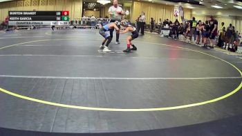66 lbs Quarterfinal - Burton Brandt, Lab Academy vs Keith Garcia, The Valley WC