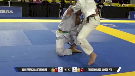 Tulio Eduardo Santos Pita vs Luan Patrick Santos Farias 2025 Pan Jiu Jitsu IBJJF Championship