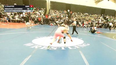 115-H lbs Round Of 32 - TJ Stauffer, Triumph Trained vs Sebastian Cantarero, Vougar's Honors Wrestling