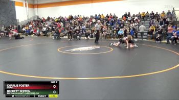 100 lbs Quarterfinal - Beckett Sexton, Benton Community Wrestling Clu vs Charlie Foster, Wrath