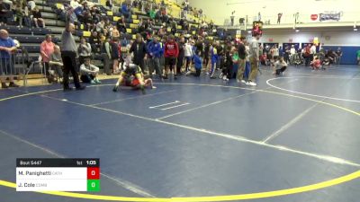 130 lbs Semifinal - Mario Panighetti, Cathedral Prep vs Jack Cole, Combine