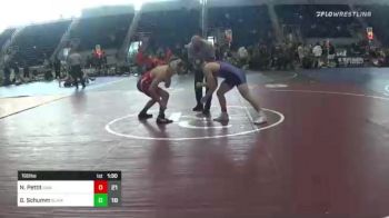 160 lbs Rr Rnd 2 - Noah Pettit, Swamp Monsters Black vs Gabriel Schumm, Slammers