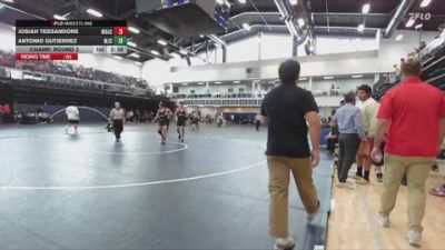 165 lbs Champ. Round 3 - Josiah Tessandore, Mt. San Antonio College vs Antonio Gutierrez, Modesto Junior College