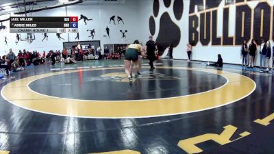 180A Champ. Round 1 - Abbie Miles, Northern Michigan University vs Jael Miller, North Central University