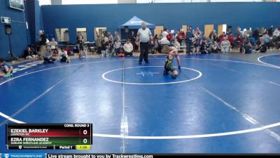 70 lbs Cons. Round 3 - Ezekiel Barkley, Lewiston WC vs Ezra Fernandez, Sublime Wrestling Academy