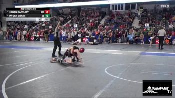 61 lbs Cons. Round 3 - Hogan Bartlett, Atchison vs Jayden Brant, Caney Valley