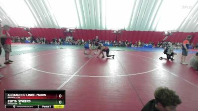 190 lbs Round 1 (6 Team) - Alexander Linde-Marin, Batavia vs Espyn Sweers, Mauston