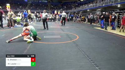 105 lbs Round Of 16 - Griffin Sheldon, Wyalusing vs Marcus Lawler, Central Dauphin