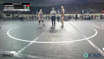 126 lbs 5th Place - Talyn Minney, Cowboy Wrestling Club vs Iris Cisneros, Skiatook Youth Wrestling