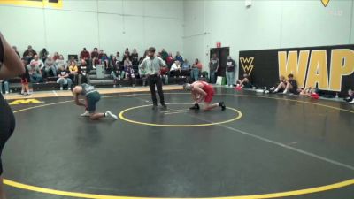 JV-16 lbs Round 2 - Ivan Martinez, Hudson vs Gabe Creek, South Winneshiek