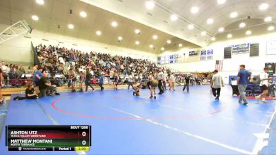 157 lbs Champ. Round 2 - Matthew Montani, North Torrance vs Ashton Utz, Yucca Valley Wrestling