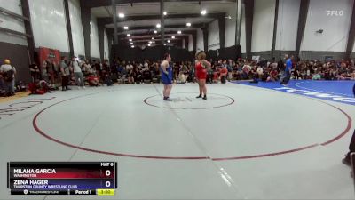 235 lbs Round 2 - Milana Garcia, Washington vs Zena Hager, Thurston County Wrestling Club