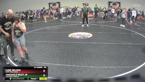 80 lbs Semifinal - Luke Nelson, Hard Rock Rams vs TaRonald Riley Jr, Columbia Knights