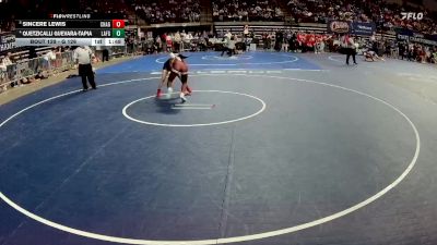 G 126 lbs Quarterfinal - Sincere Lewis, Chalmette Girls vs Quetzicalli Guevara-Tapia, Lafayette Girls