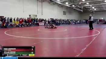 145 lbs Champ. Round 2 - Max Johnson, Maple Grove vs Dylan Novak, LeSueur-Henderson