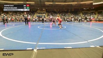 112 lbs Quarterfinal - Harper Kalo, Michigan Revolution vs Brynlyn Sullivan, Cowboy Wrestling Club