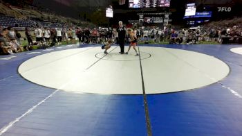 100 lbs Cons 16 #2 - Dylan Frothinger, Idaho vs William Du Chemin, Wisconsin