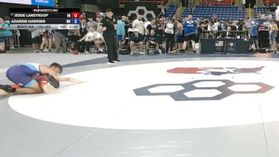 126 lbs Champ. Rd Of 128 - Jesse Landtroop, Oregon vs Adarein Hawkins, Missouri