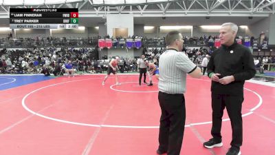 215 lbs Round Of 16 - Liam Finneran, Fairfield Warde vs Trey Parker, Brookfield/Shepaug