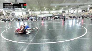 120 lbs Cons. Semi - Bentley Ray, Williamson Co Wrestling Club vs Montgomery Wydra, Team Clarksville TCWC