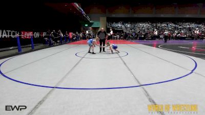 85 lbs Quarterfinal - Rush McCoy, Outlaws Wrestling Club vs Jaxon Huffman, Team Tulsa Wrestling Club