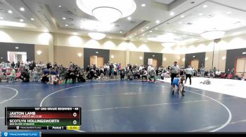 68 lbs Round 4 - Scotlyn Hollingsworth, Box Elder Stingers vs Jaxton Lamb, Cougars Wrestling Club