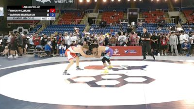 120 lbs Champ. Rd Of 32 - Owen Williams, Idaho vs Jarron Beltran Jr, Arizona