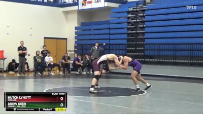 184 lbs Semifinal - Hutch Lynott, Chicago vs Drew Deer, Cornell College