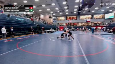 190 lbs Cons. Round 1 - David Paterson, Conroe vs Graylen Barnett, Mesquite Horn