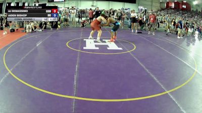 215 lbs Cons. Round 1 - AJ DeMassimo, Ohio Crazy Goats Wrestling vs Aiden Bishop, ISI Wrestling Club