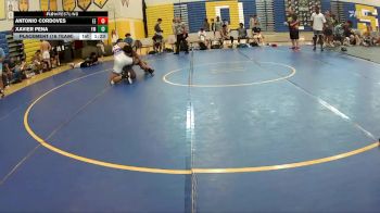 190 lbs Placement (16 Team) - Antonio Cordoves, Eagle Empire vs Xavier Pena, Funky Monkey