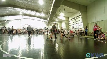43 lbs Rr Rnd 2 - Harley Howell, Henryetta Knights Wrestling Club vs Ryder Little, Salina Wrestling Club