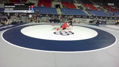 285 lbs Cons. Rd Of 32 - Kollin Nash, IL vs Zane Gray, ID
