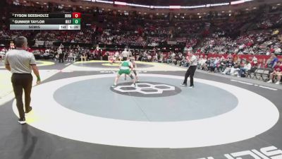 165 lbs Semis - Gunner Taylor, Delta vs Tyson Seesholtz, South Range