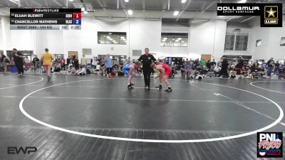 144 kg Semifinal - Elijah Blewitt, Sebolt Wrestling Academy vs Chancellor Mathews, Black Fox Wrestling Academy
