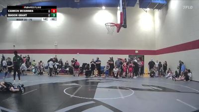 75 lbs Round 1 - Mason Grant, Reverence Wrestling Club vs Cannon McGinnes, Cobra Wrestling Club