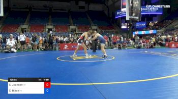 195 lbs Rnd Of 64 - Cole Jackson, Oregon vs Cael Black, Pennsylvania