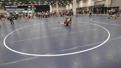 144 lbs Champ. Rd Of 16 - Brody Carson, Silverback Wrestling Club vs Sebastian Rodriguez, Coachella Valley Wrestling Club